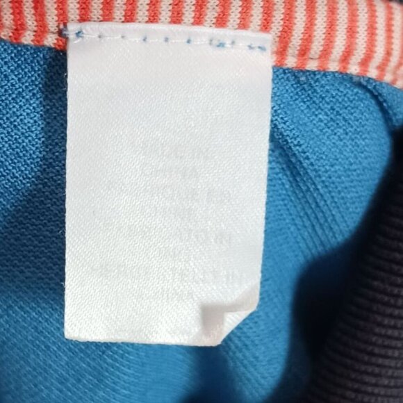 Paul Smith Jeans Mens Polo Shirt With Contrast Collar Blue/blk Size Large - Picture 8 of 12